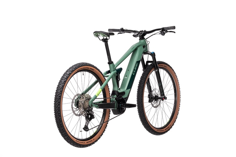 Cube horské elektrokolo STEREO HYBRID 120 RACE 625 green sharpgreen